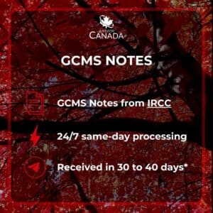 GCMS Notes IRCC