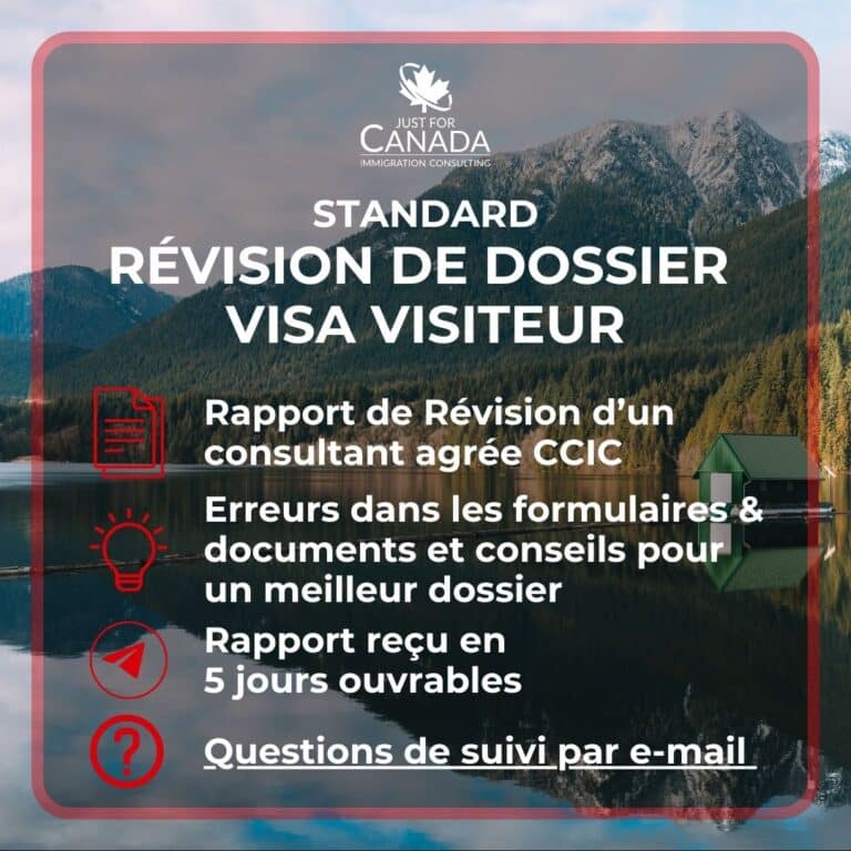 Visa Visiteur Dossier Revision Standard